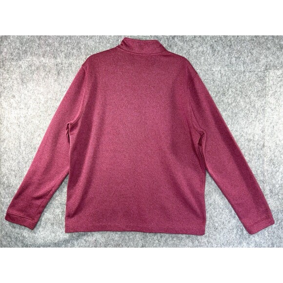 Rhone Sweater Men's Size XL Red Commuter 1/4 Zip Performance Golf Long Sleeve - Picture 3 of 7